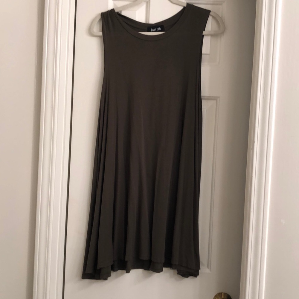 Hunter Green Cotton Tshirt Dress